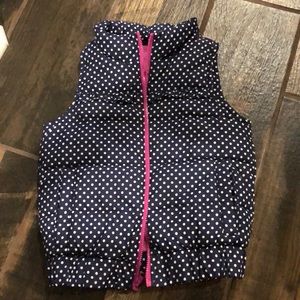 Girl winter vest